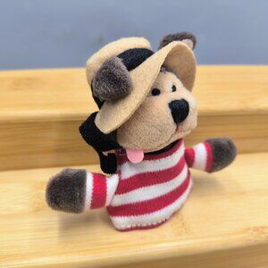 Tongue Out Dog Cloth Plush Finger Puppet Starbucks 3 inch with Tag